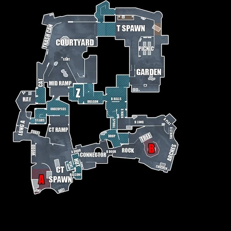 Cobblestone map overview