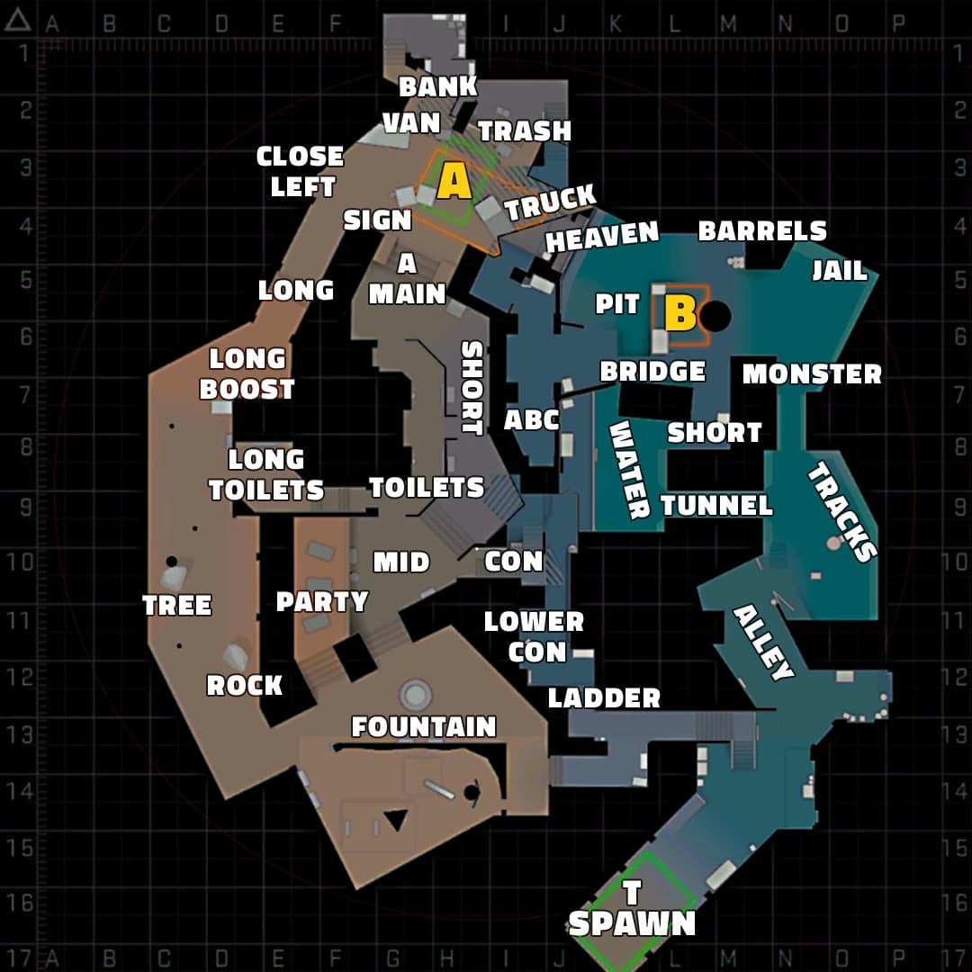 Overpass map overview