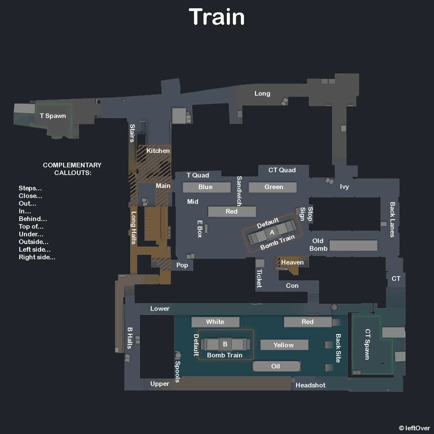 Train callouts map
